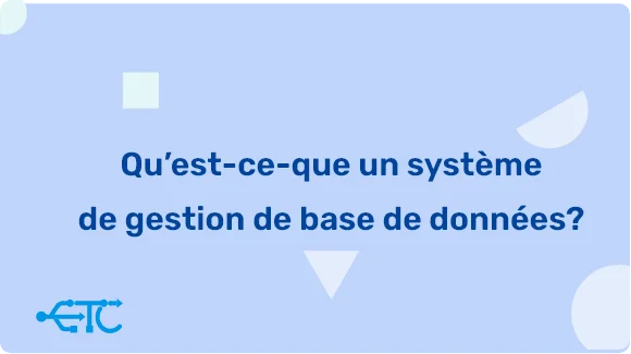 Système de gestion de base de données (SGBD)